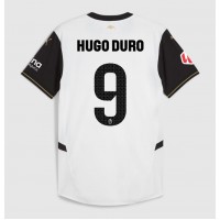 Camiseta Valencia Hugo Duro #9 Primera Equipación Replica 2024-25 mangas cortas